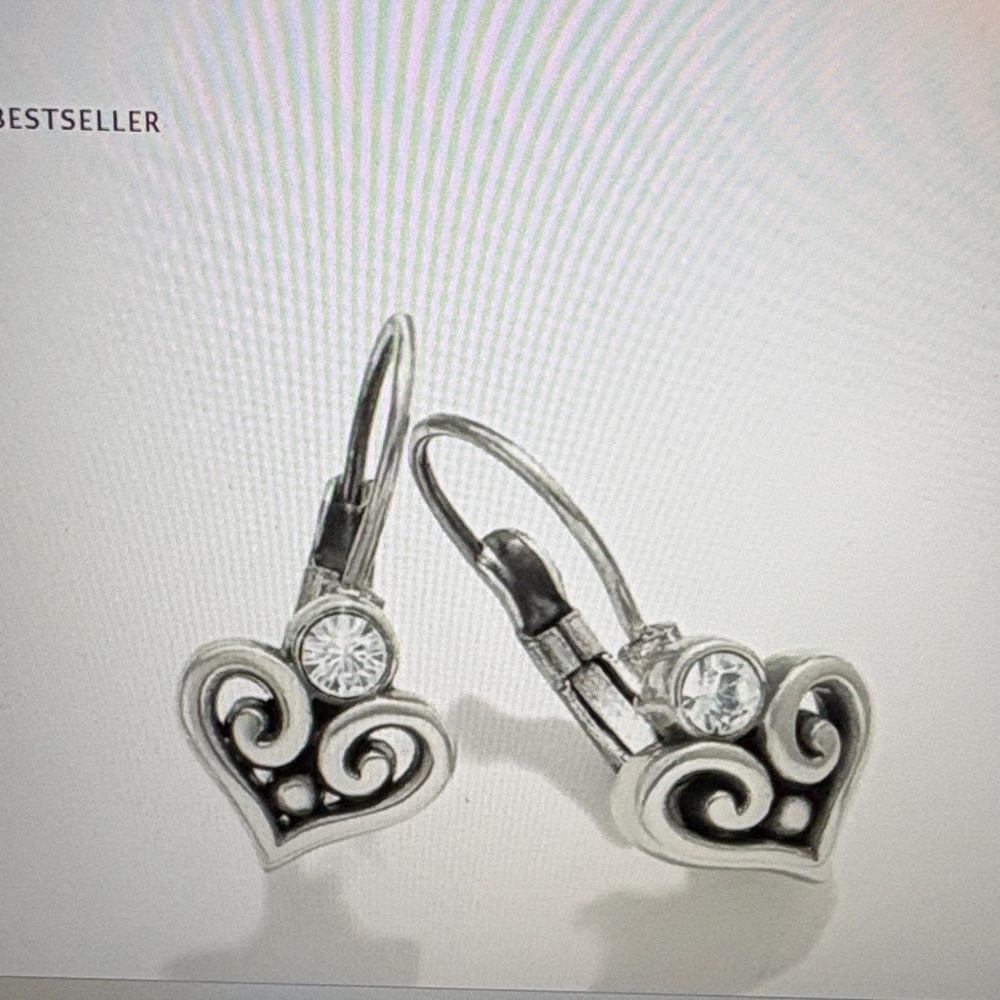 Brighton Alcazar Heart Leverback Earrings